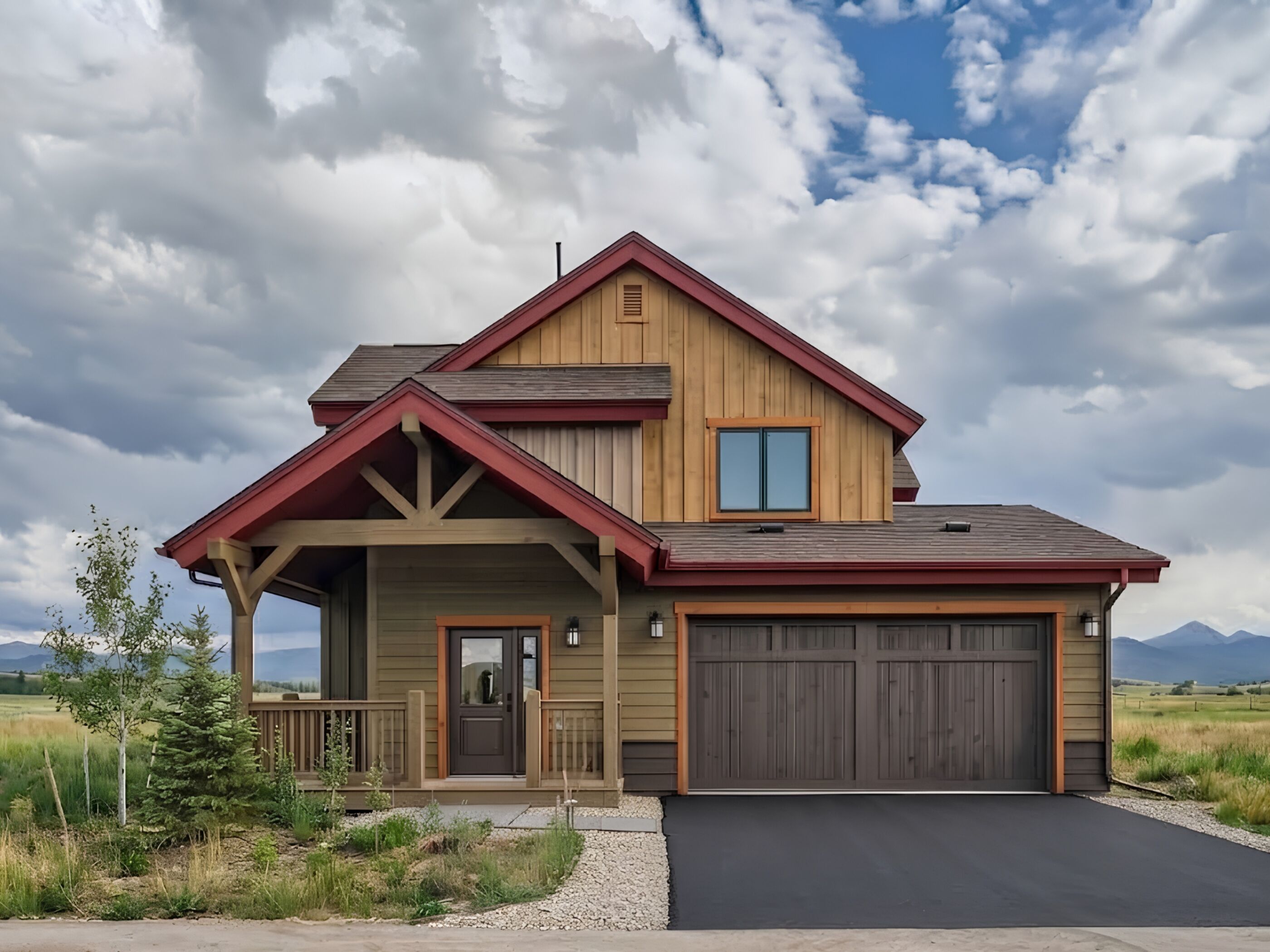 Artist rendering of 101 Lupine Lane, a new Cherry Creek Builders home in Coyote Creek at Winter Park