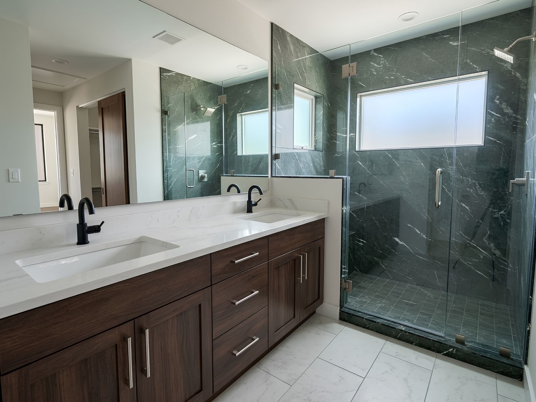 Rendering of the primary bath at 101 Lupine Lane