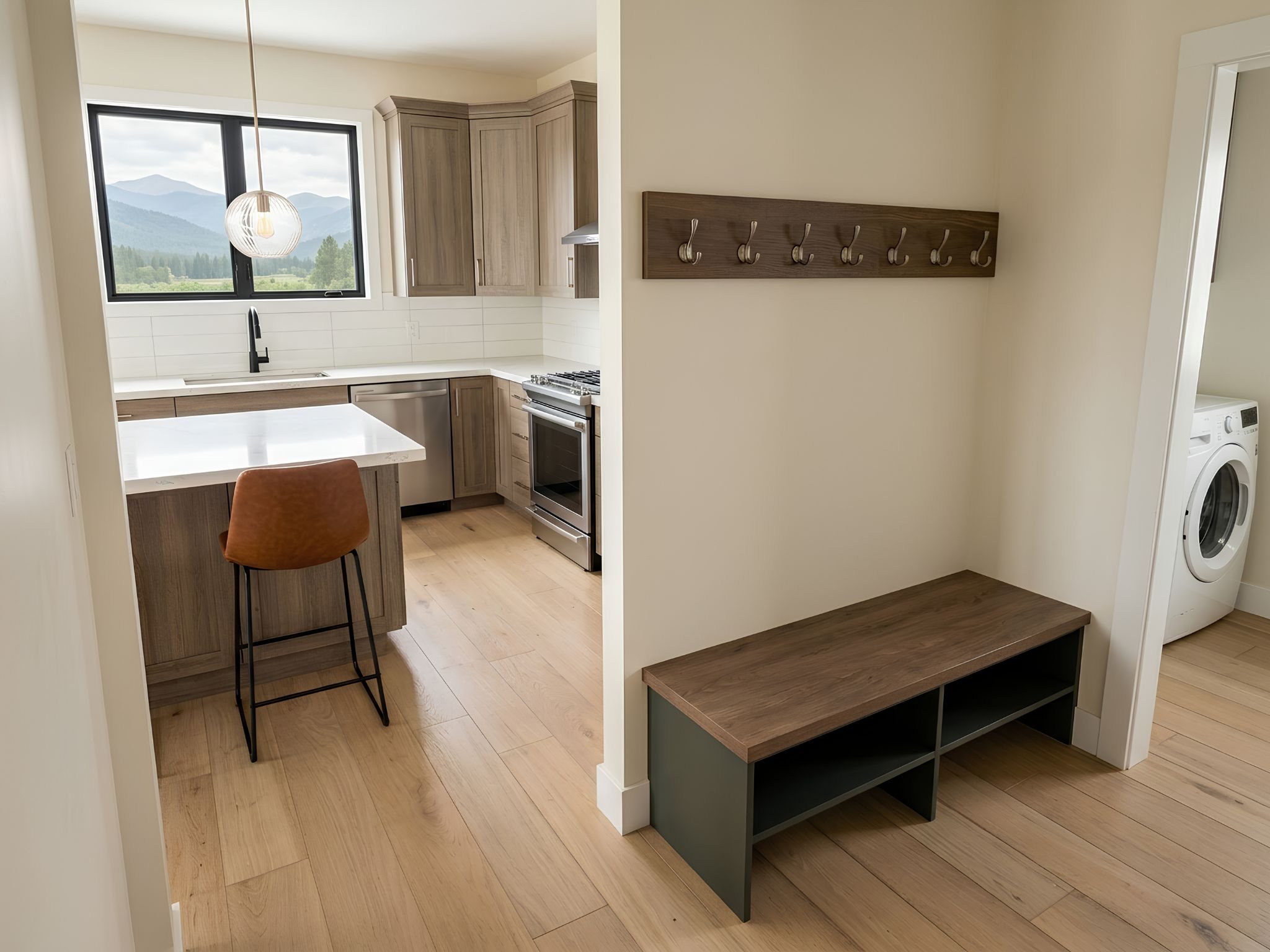 Rendering of the mudroom at 101 Lupine Lane